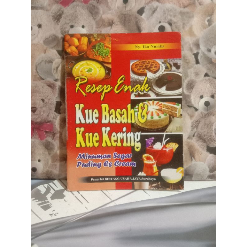 BUKU RESEP ENAK KUE BASAH & KERING - Original