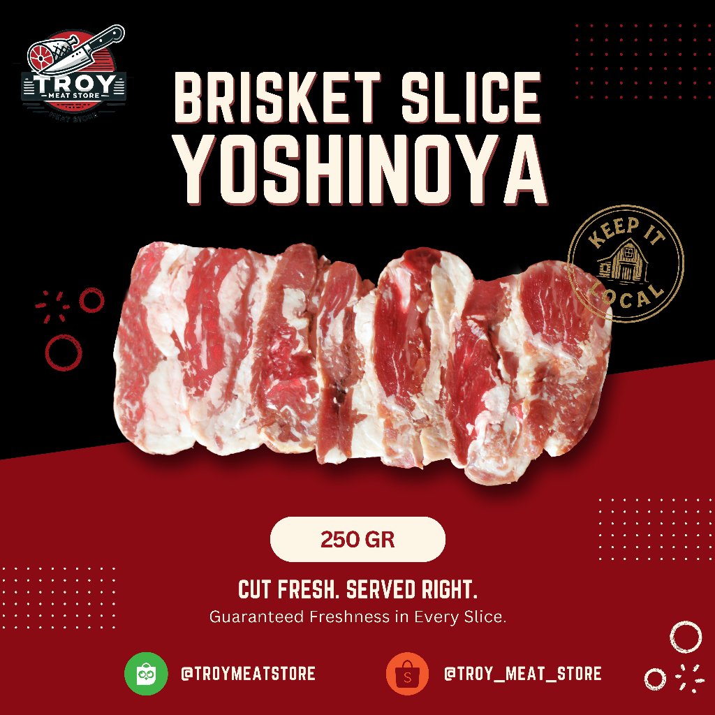 

Brisket Slice Yoshinoya 250 Gram