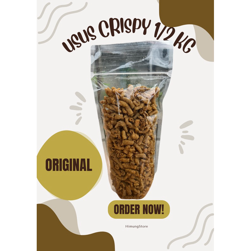 

Usus Ayam Crispy Original 1/2 Kg – Gurih, Renyah, Siap Nyemil!