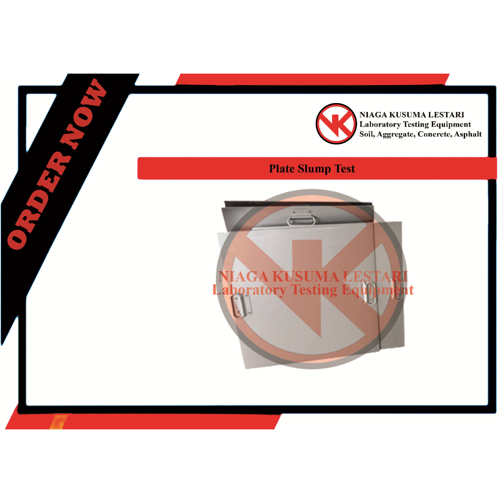 plat slump test base plate alas slump test beton