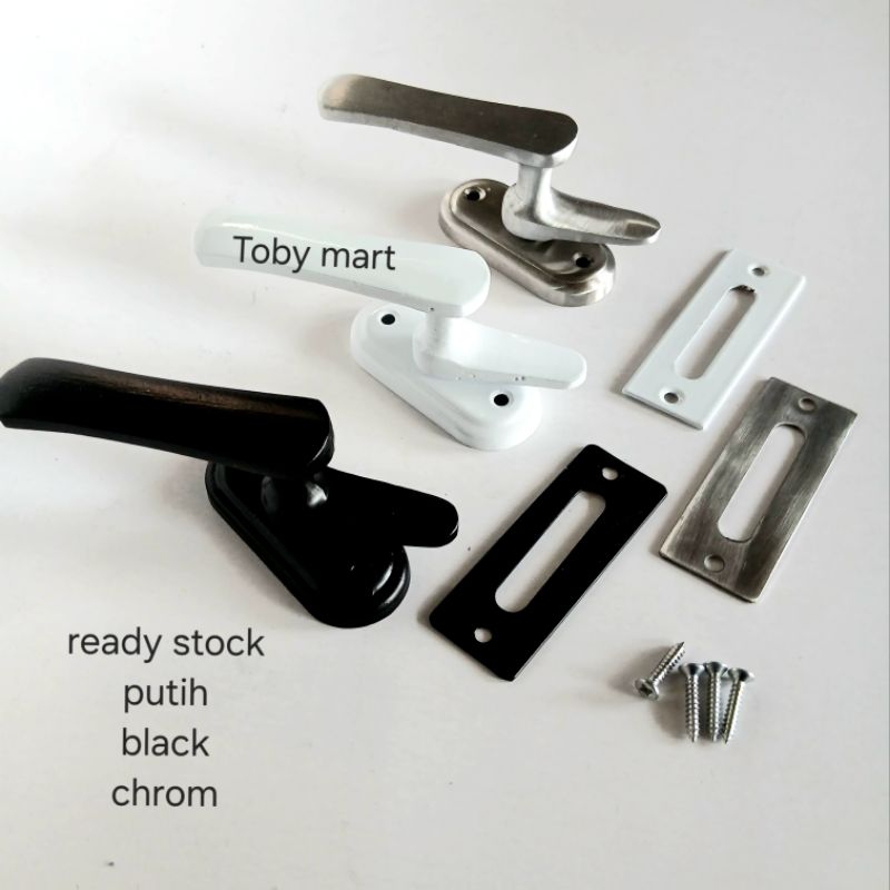 Rambucis jendela grendel kunci jendela besar / kunci jendela aluminium Baut Kuningan