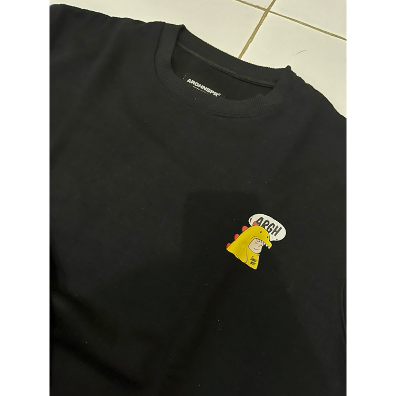 Sweater Hitam Panjang Brand Argh inspire