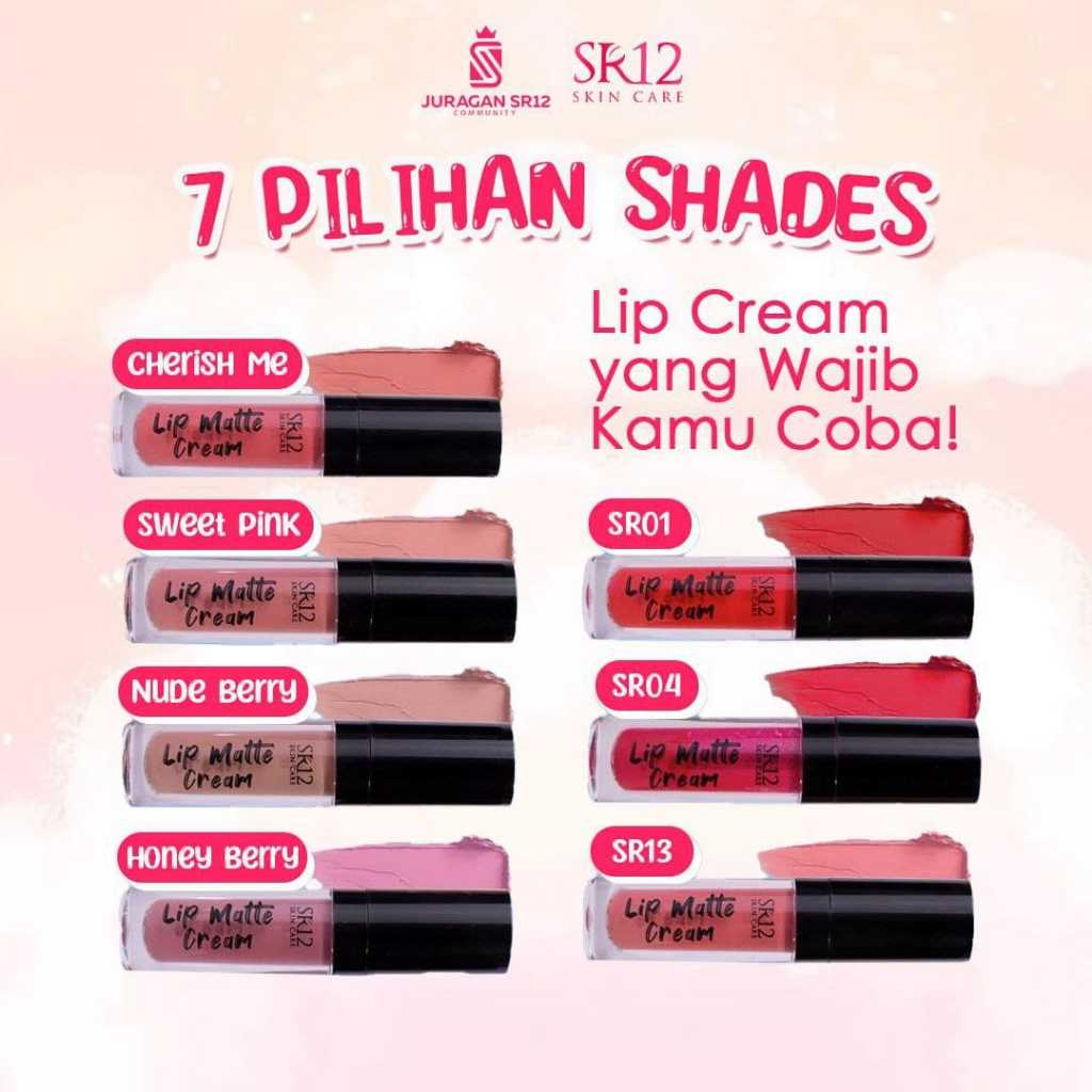 LIP CREAM SR12/LIPSTIK SR12/LIPSTIK ANTI LONGSOR