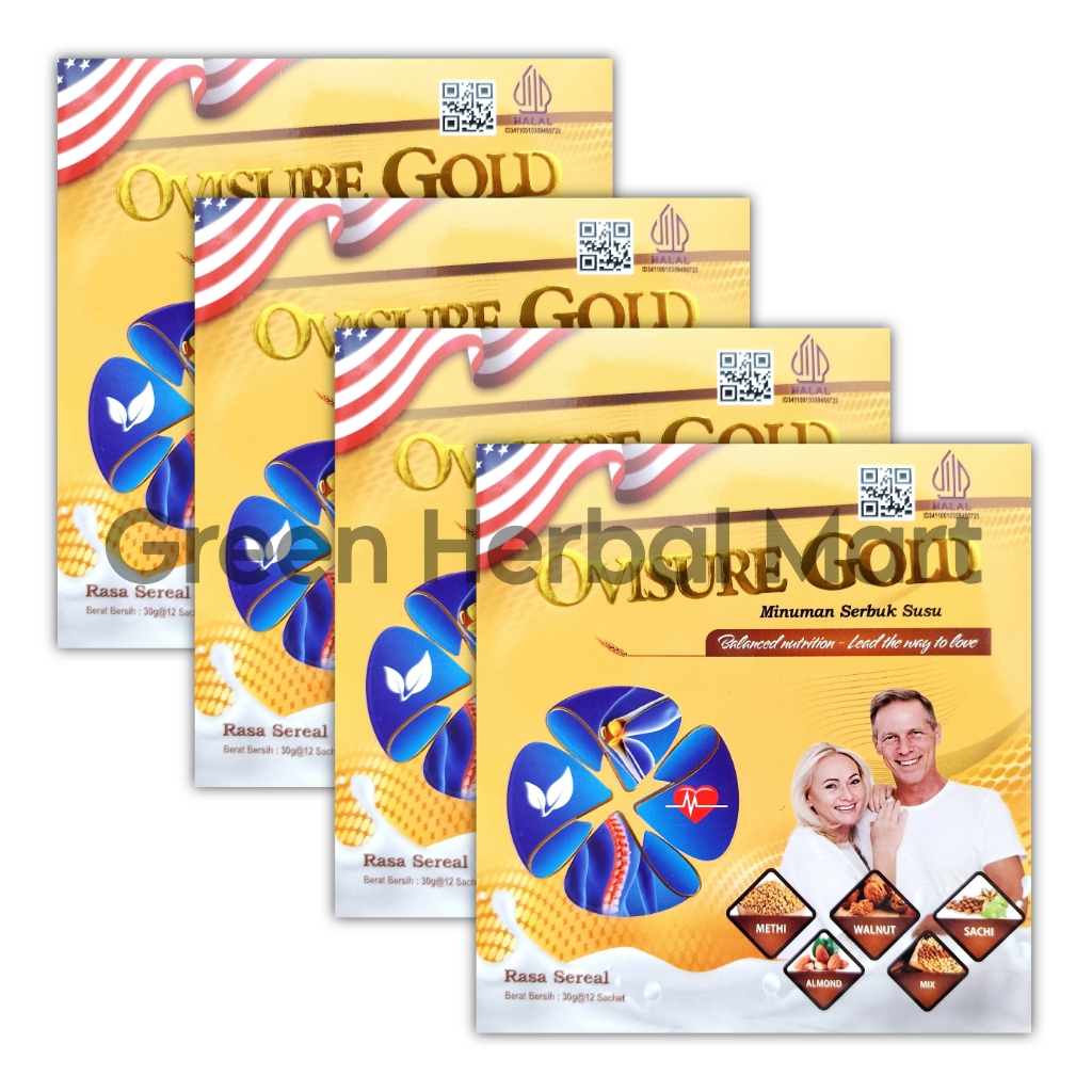 

4 Box Ovisure Gold Susu Untuk Memulihkan Kerusakan Tulang Dan Sendi Original Asli BPOM