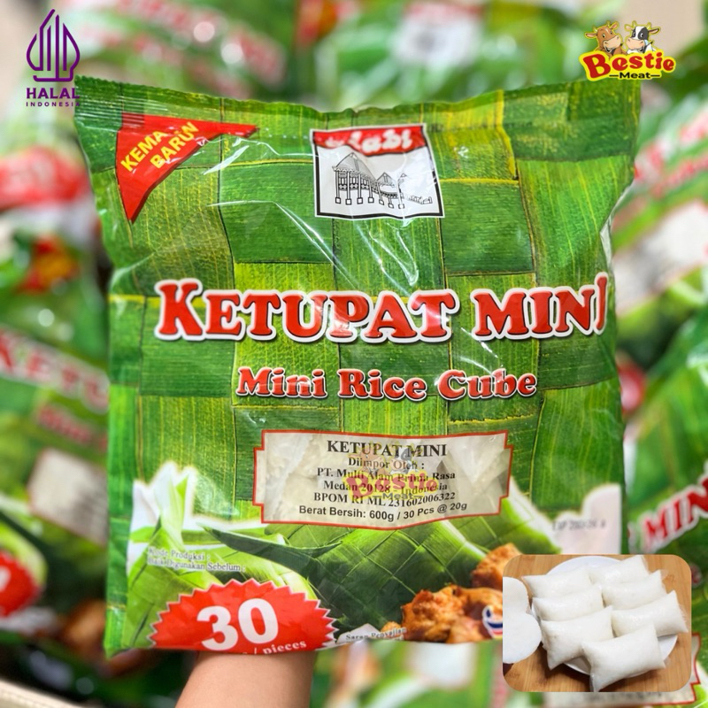Adabi Ketupat Mini | Rice Cube Ketupat Instan Isi 30 Pcs