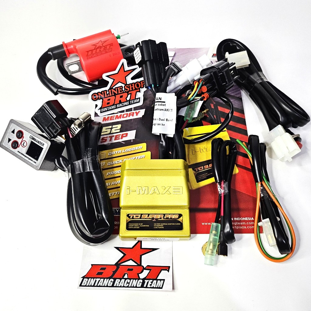 TCI CDI I-MAX IMAX 3 SUPER PRO + COMMANDER 52 Step BRT SATRIA FU 150 SATRIA F150 KARBU KARBURATOR TC