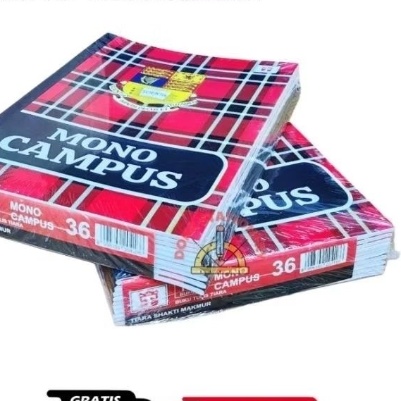 Buku Tulis Campus 50 lembar B5/Besar Mono Campus 1 pack isi 10 buku
