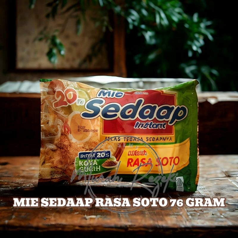 

Mie Sedaap Rasa Soto + Koya 76gr / Mi Sedap Instan Halal Lezat Segar Gurih & Bergizi