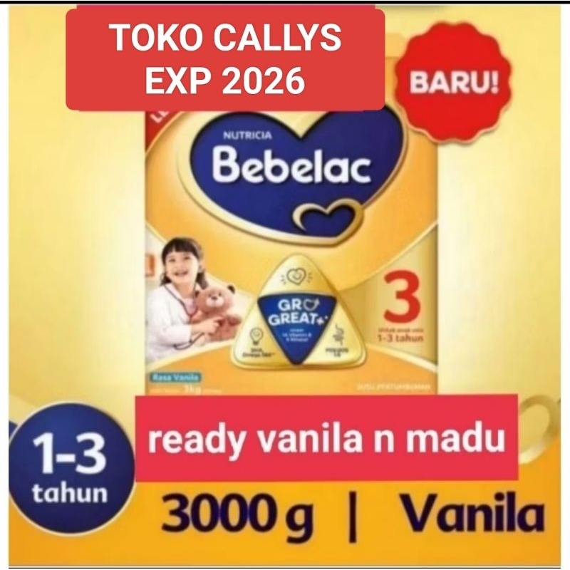 bebelac 3 3000gr vanila n madu