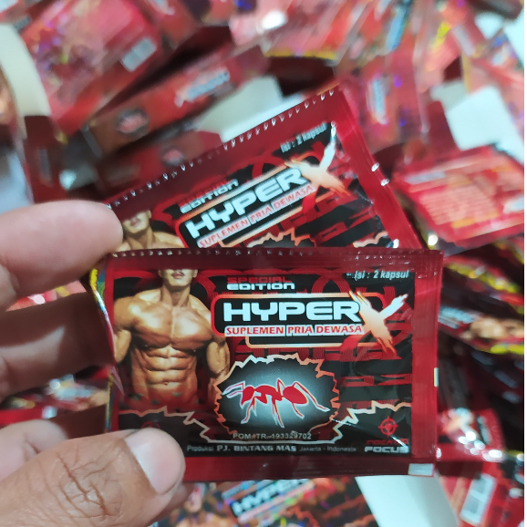 

[ PRIVASI ] Hyperx ORIGINAL Ecer 5 Pack 10 Butir HIP3R HP HYPER X Madu Bubuk Herb