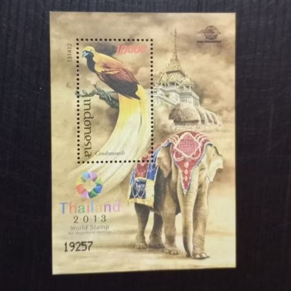 

SOUVENIR SHEET PAMERAN FILATELI DUNIA THAILAND 2013