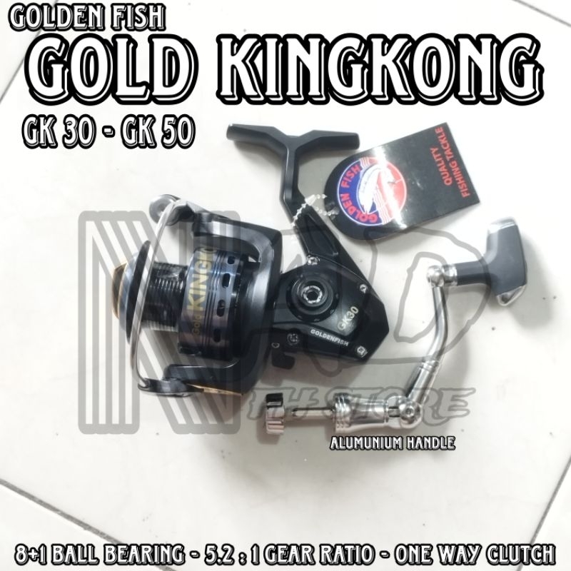 *Reel Pancing Golden Fish Kingkong GK 30 dan Gk 50