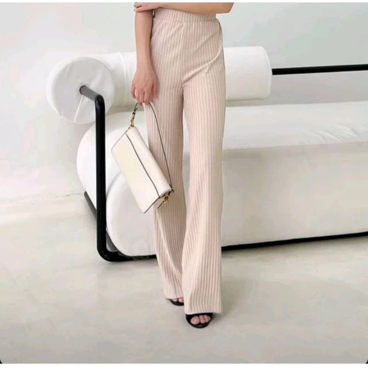 Knit flare pants - Celana Cutbray Knit Hornet