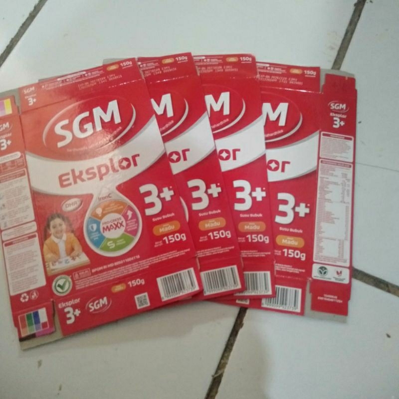 Kardus Bekas Susu SGM 150gram 3+