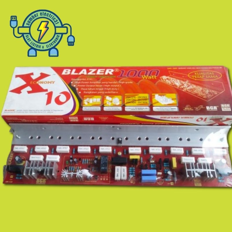 KIT DRIVER POWER BLAZER X10 1000 WATT MONO ORIGINAL BY BGR PRODUCT