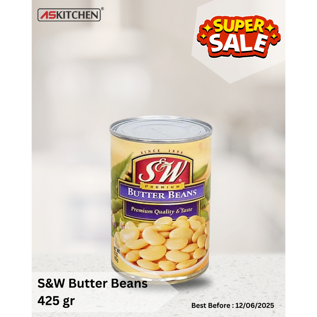 

PROMO S&W Butter Beans 425gr