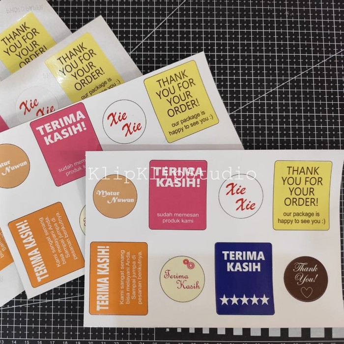 

Sticker Terima Kasih Thank You - F3D