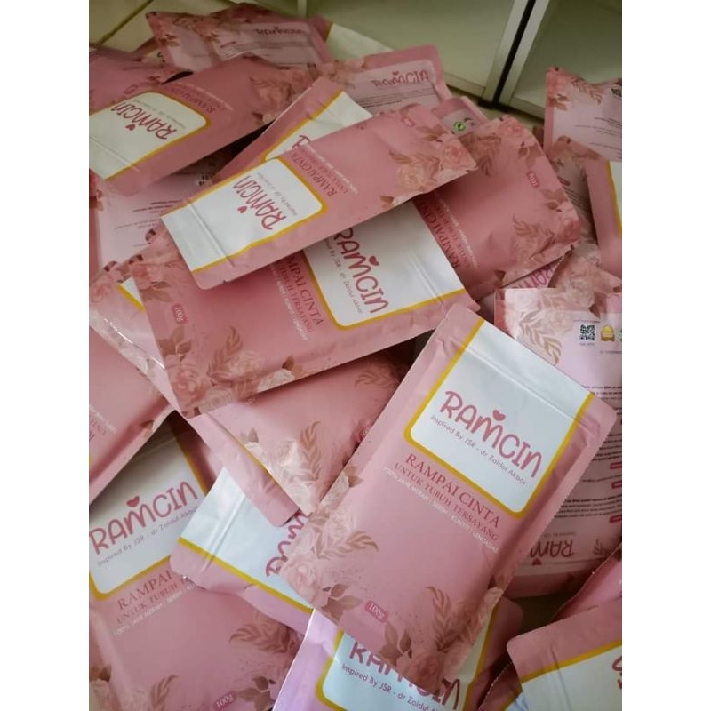 

RAMCIN HERBALOV RAMPAI CINTA JAHE MERAH SEREH LENGKUAS DAN KUNYIT