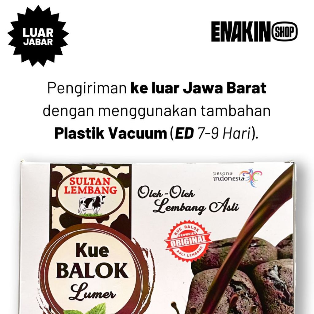 

NOB Kue Balok Lumer Sultan Lembang Bandung Asli