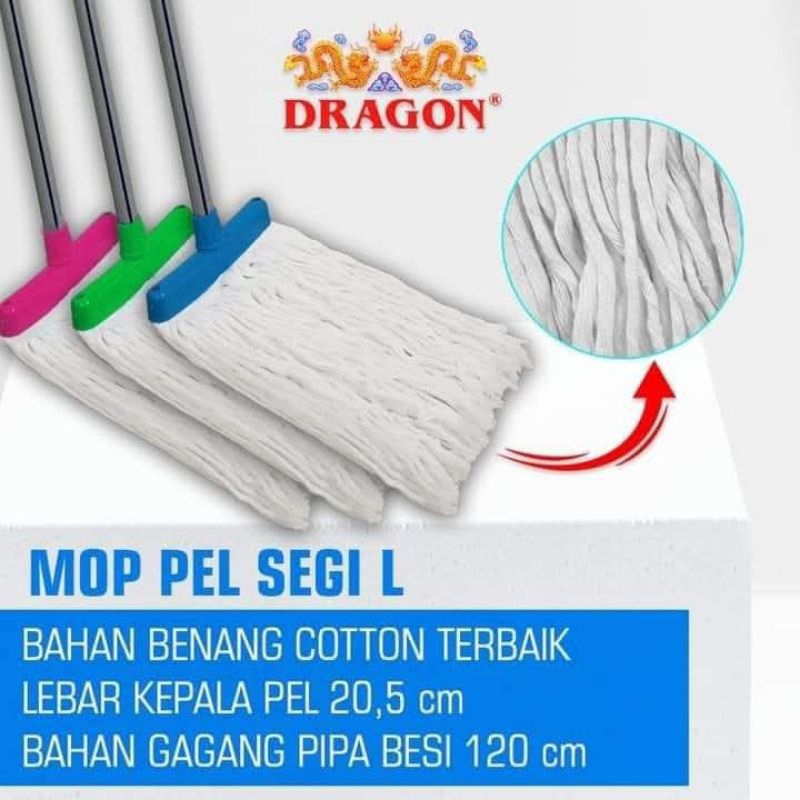 Pel Segi L Dragon Pel Kain Sumbu Pel Kain Katun