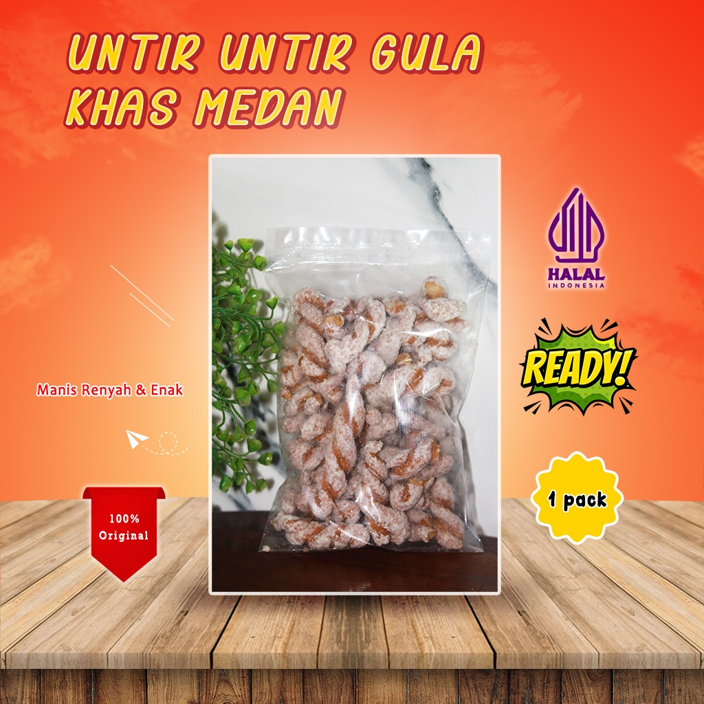 

Untir Untir Kue Tambang Cemilan Manis Renyah Makanan Tradisional Khas Medan 1 Pack