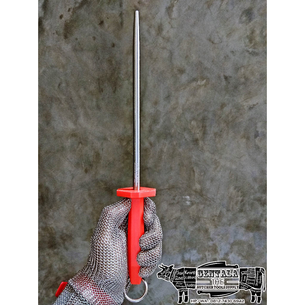 Asahan F. Dick 25cm Butcher Round Stainless Steel Polished Cut