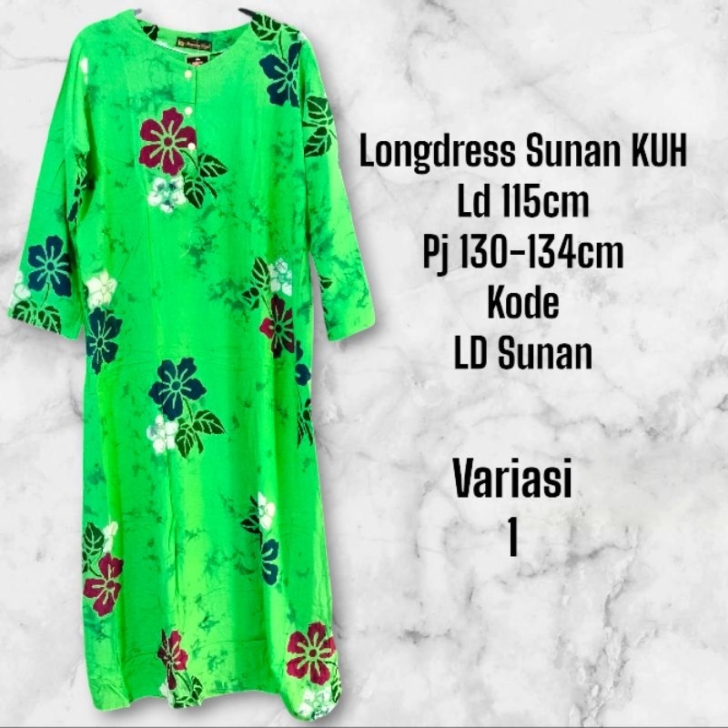 Longdress Sunan Kencana Ungu Label Hitam (KT LD Sunan)