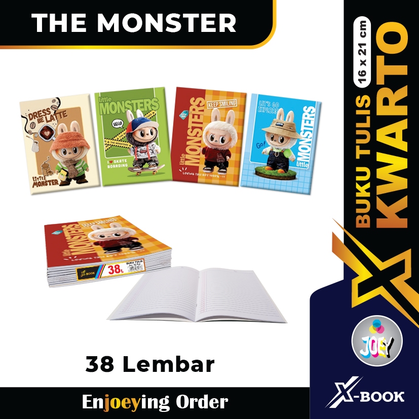 

BUKU TULIS 38 LEMBAR X-BOOK ( The Monster )