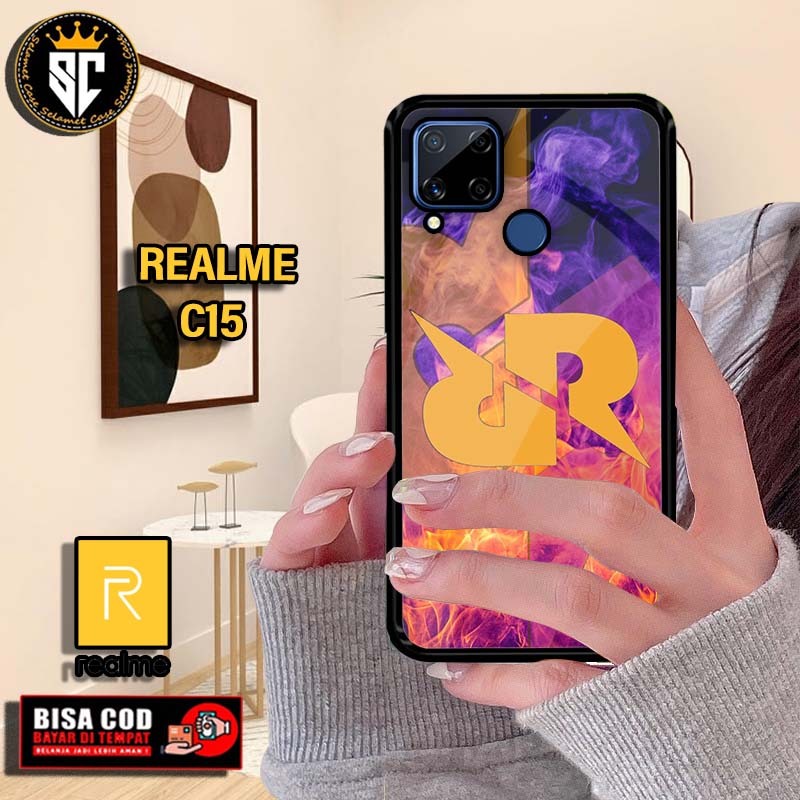Case REALME C15 (Motif RRQ) SLAMET Case Terbaru softcase dan hardcase m Case - Casing - Kondglossy -