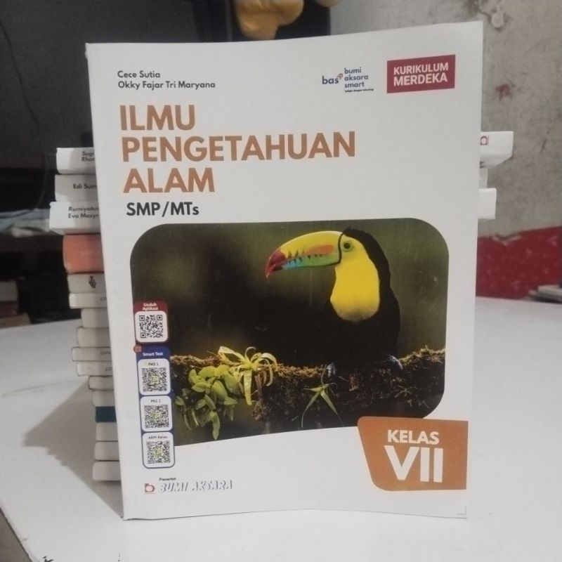 buku IPA (ilmu pengetahuan alam) SMP kelas 1-7 penerbit bumi aksara