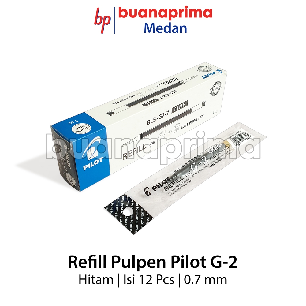 

REFILL PEN PILOT G-2 isi 12 pcs Original Hitam G2 Isi Ulang Pulpen