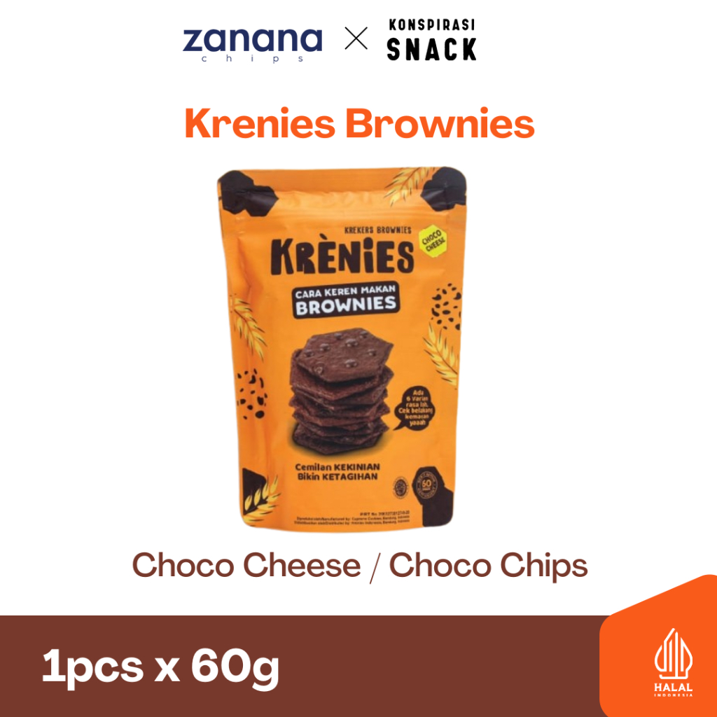 

Krenies Brownies Kering Krekers | Renyah Bikin Nagih