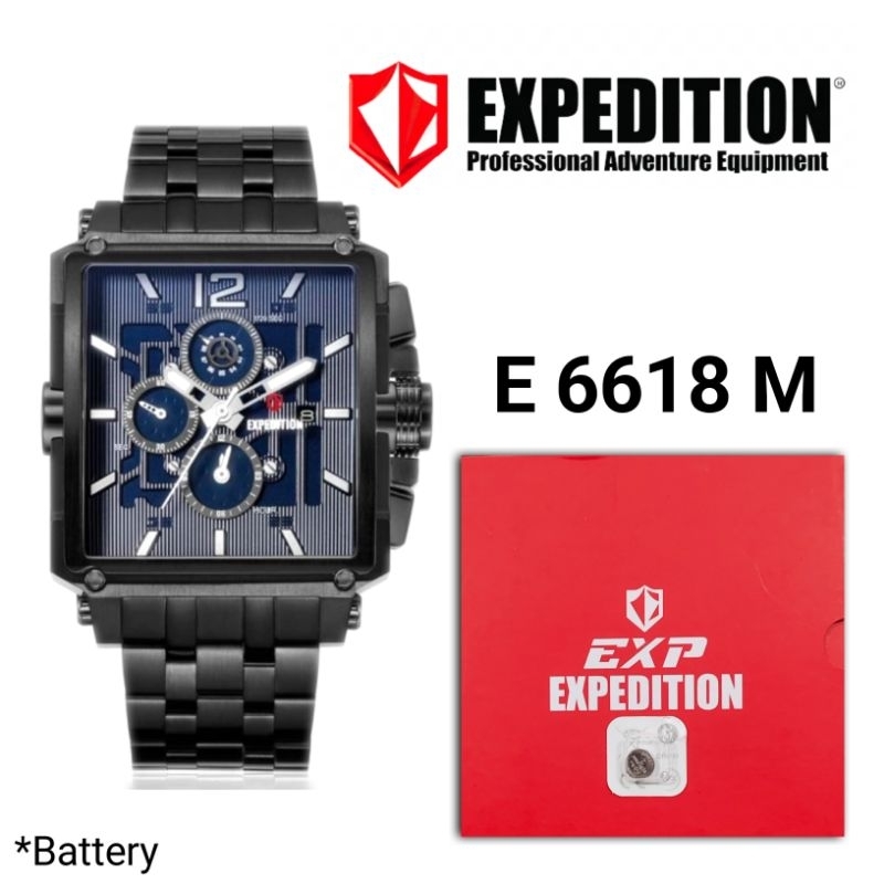 Baterai Jam Tangan Expedition E6618 M