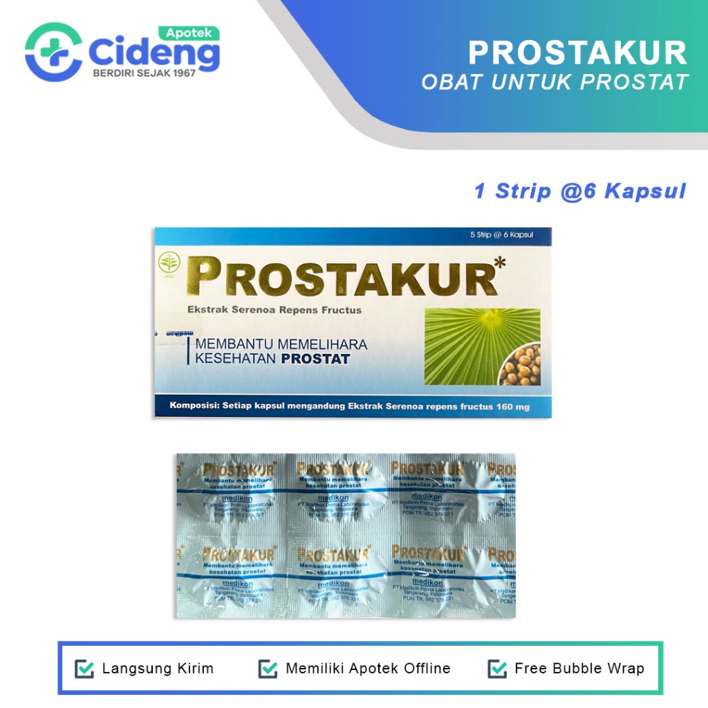 PROSTAKUR Obat Prostat 1 Box / 1 Strip