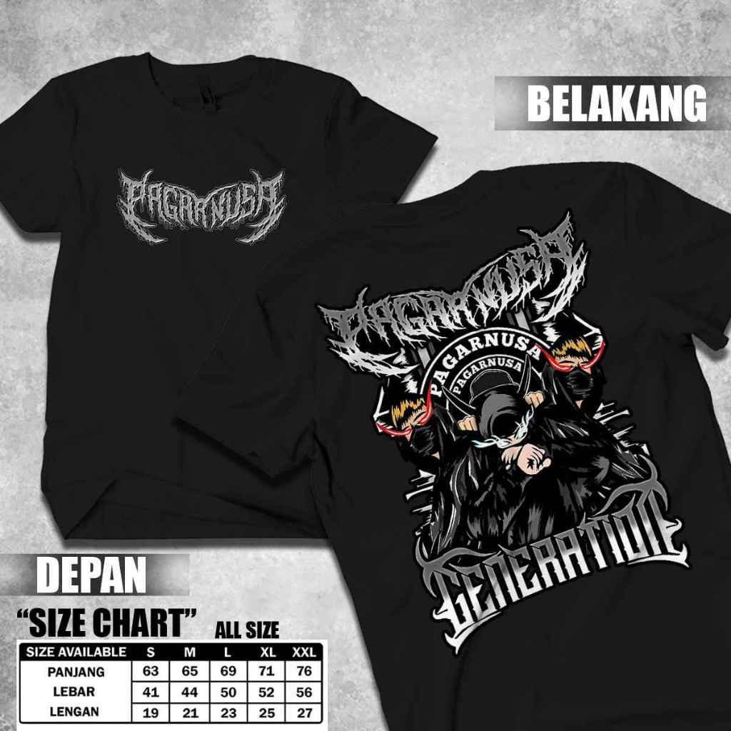 Kaos PAGAR NUSA PN Pakaian Pria & Wanita Cowo Cewe Modifikasi SILAT KUNGFU CIMANDE ILMU BELADIRI Wea