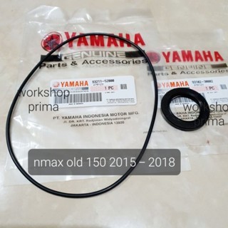 Karet sil cover tutup cvt seal oring kruk krug as kiri cvt nmax old n max 150 2015 - 2018 Ori Ygp