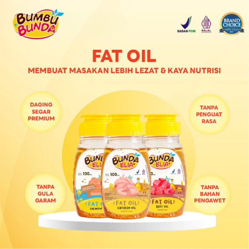 

Bumbu Bunda Elia Chicken Fat Oil / Beef Fat Oil / Minyak MPASI / BB Booster MPASI / Lemak MPASI / Lemak Bayi / Penambah Berat Badan