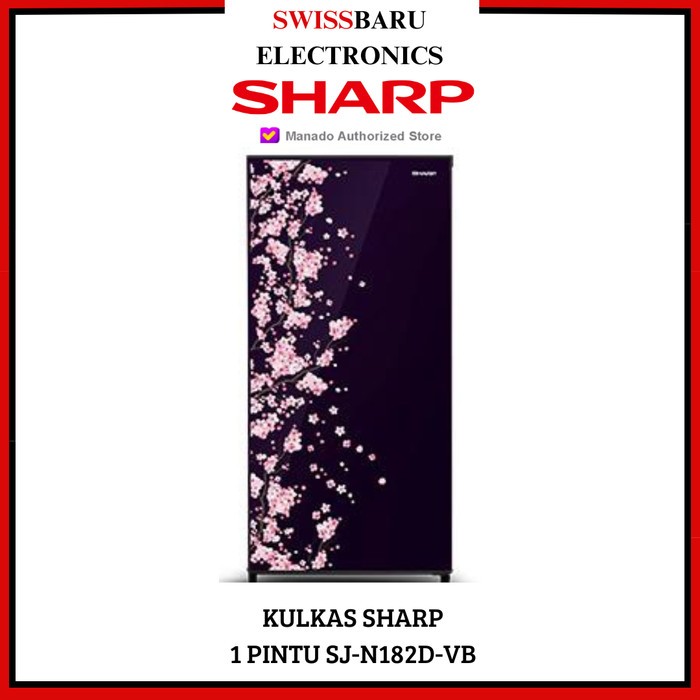 MANADO - KULKAS SHARP 1 PINTU SJ-N182D-VB