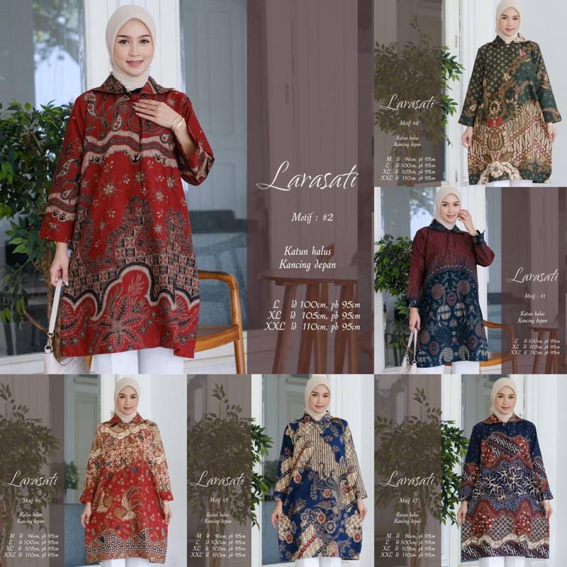 Baju batik wanita modern tunik batik wanita blouse batik wanita kekinian