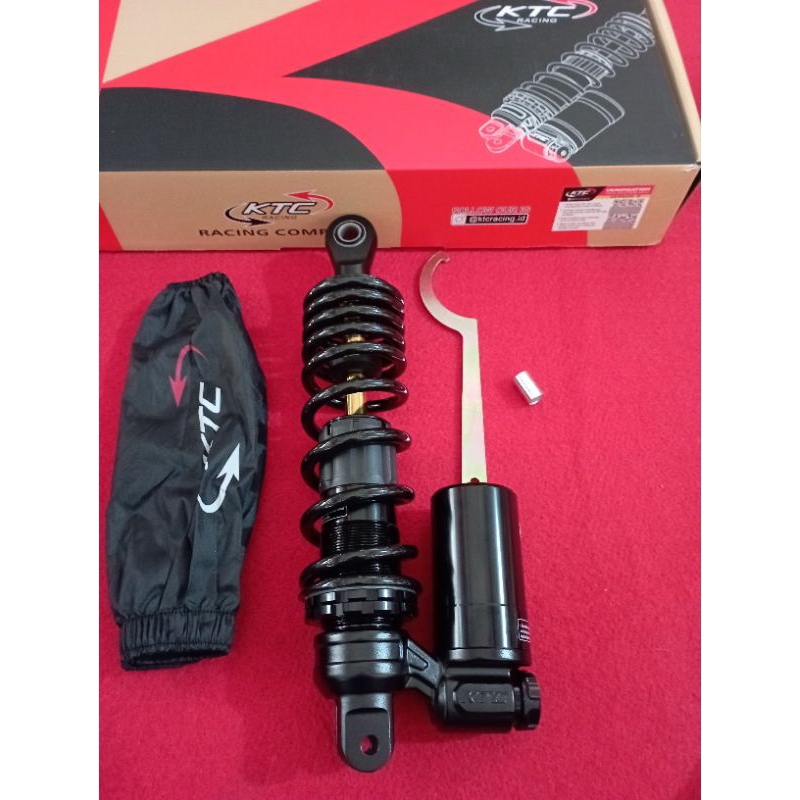Shock Ktc 300MM Apex Black Mio Beat Karbu Scoopy Karbu Tabung bawah original KTC