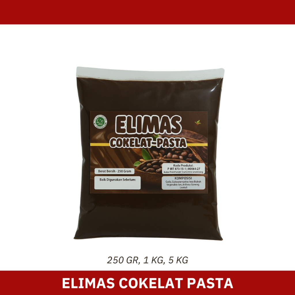 

250 Gr Elimas Cokelat Pasta | sinarserayuabadimulia