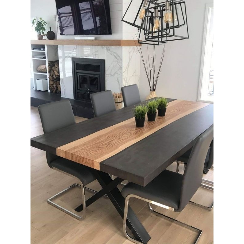 meja makan kayu mahoni Duco