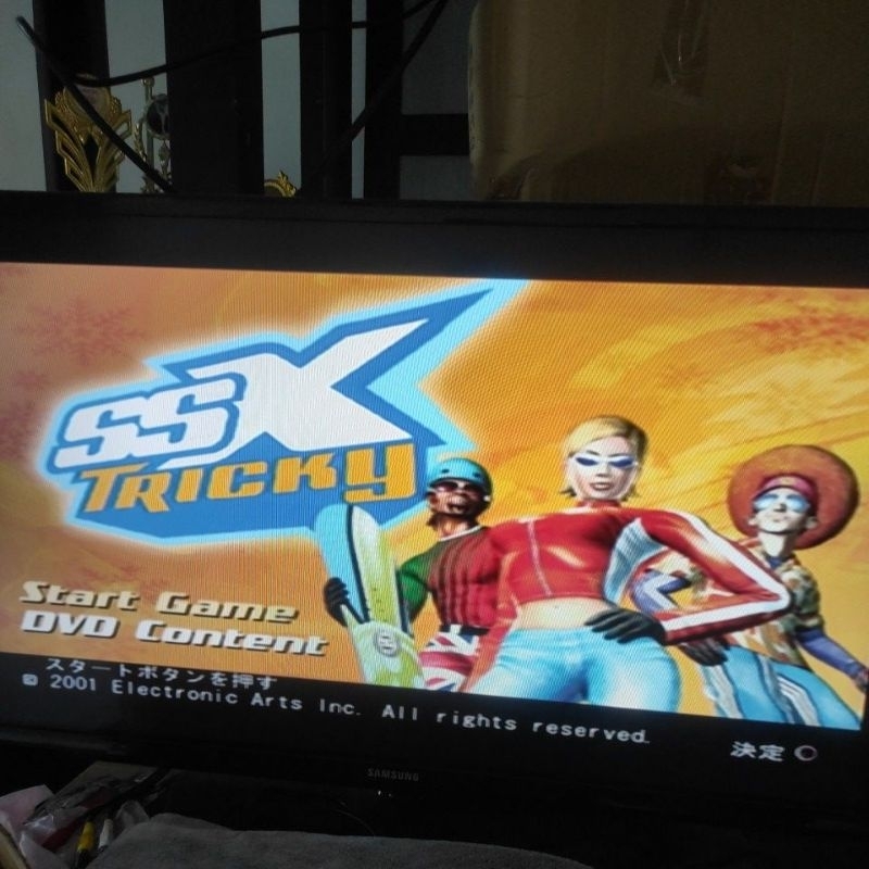 Kaset Cd Ps2 Original SSX Tricky Snow Boarding
