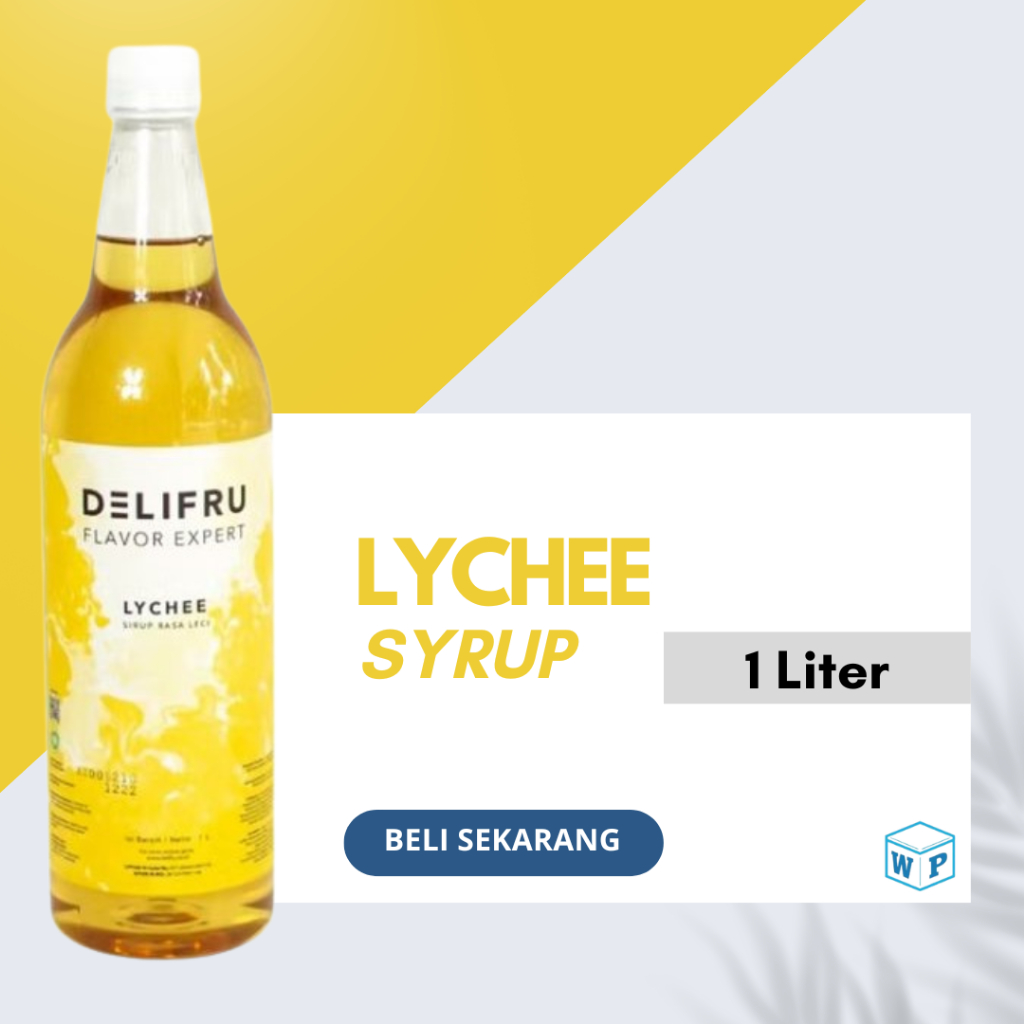

Delifru Syrup Lychee 1 Liter - Sirup Buah Leci Premium