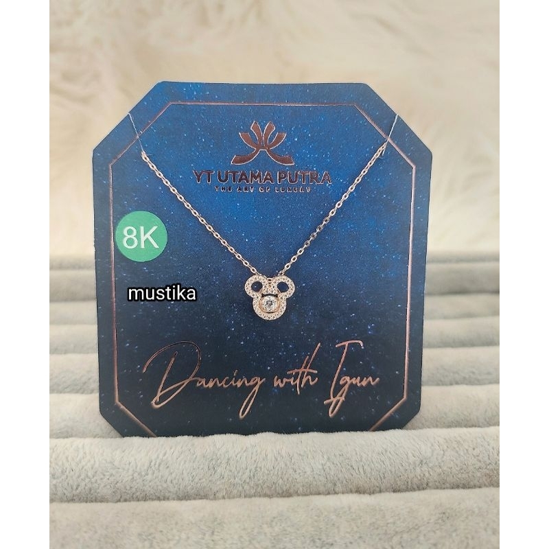 Kalung dancing stone model mickey 8K / 375