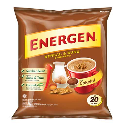 

ENERGEN SEREAL COKELAT 34GRX10