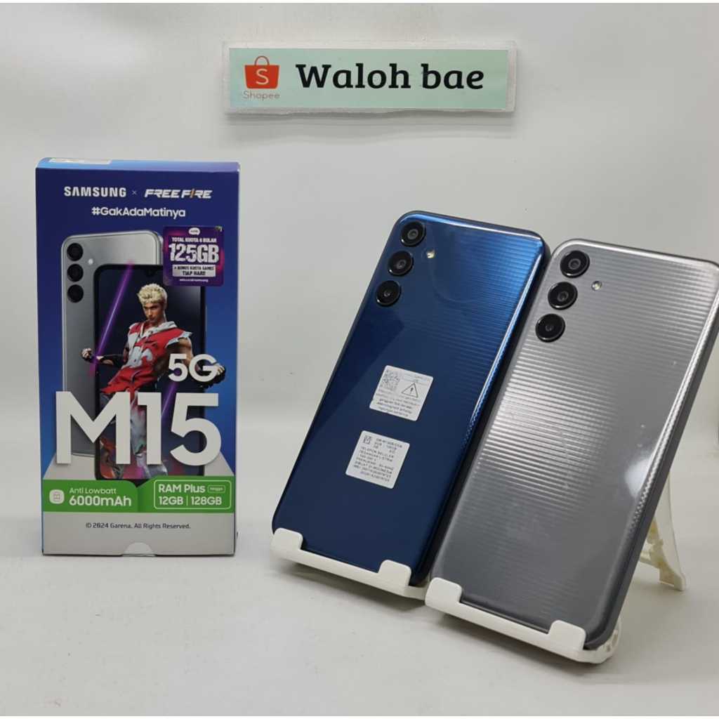 Samsung Galaxy M15 5G 6/128 GB Sein Garansi Resmi Indonesia Second