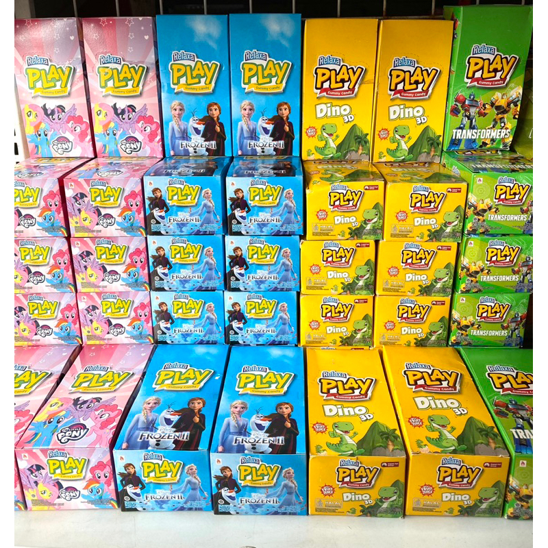 

permen relaxa play 1 dus isi 12 box