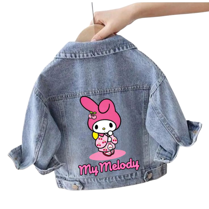 NEW JAKET JEANS ANAK PEREMPUAN KARAKTER JAKET JEANS ANAK CEWEK USIA 2-7 TAHUN
