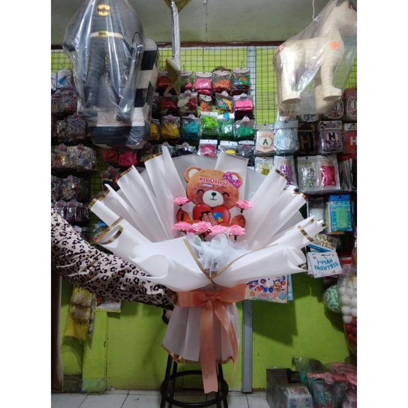 

bucket coklat beruang